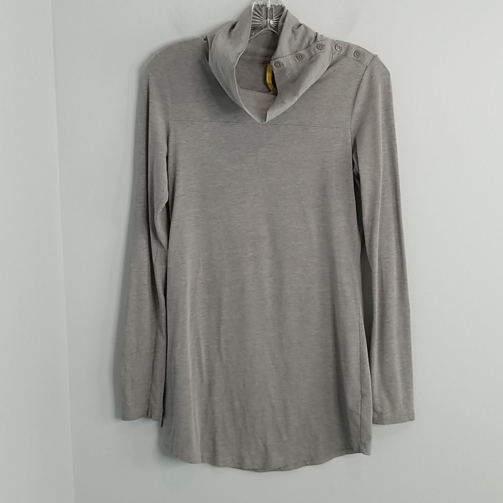 LOLE Principle Gray Tunic Shirt Small